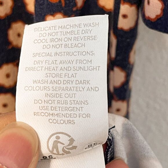 Boden Selena Ditsy Floral Jersey Midi Dress Size 6L - Picture 4 of 7